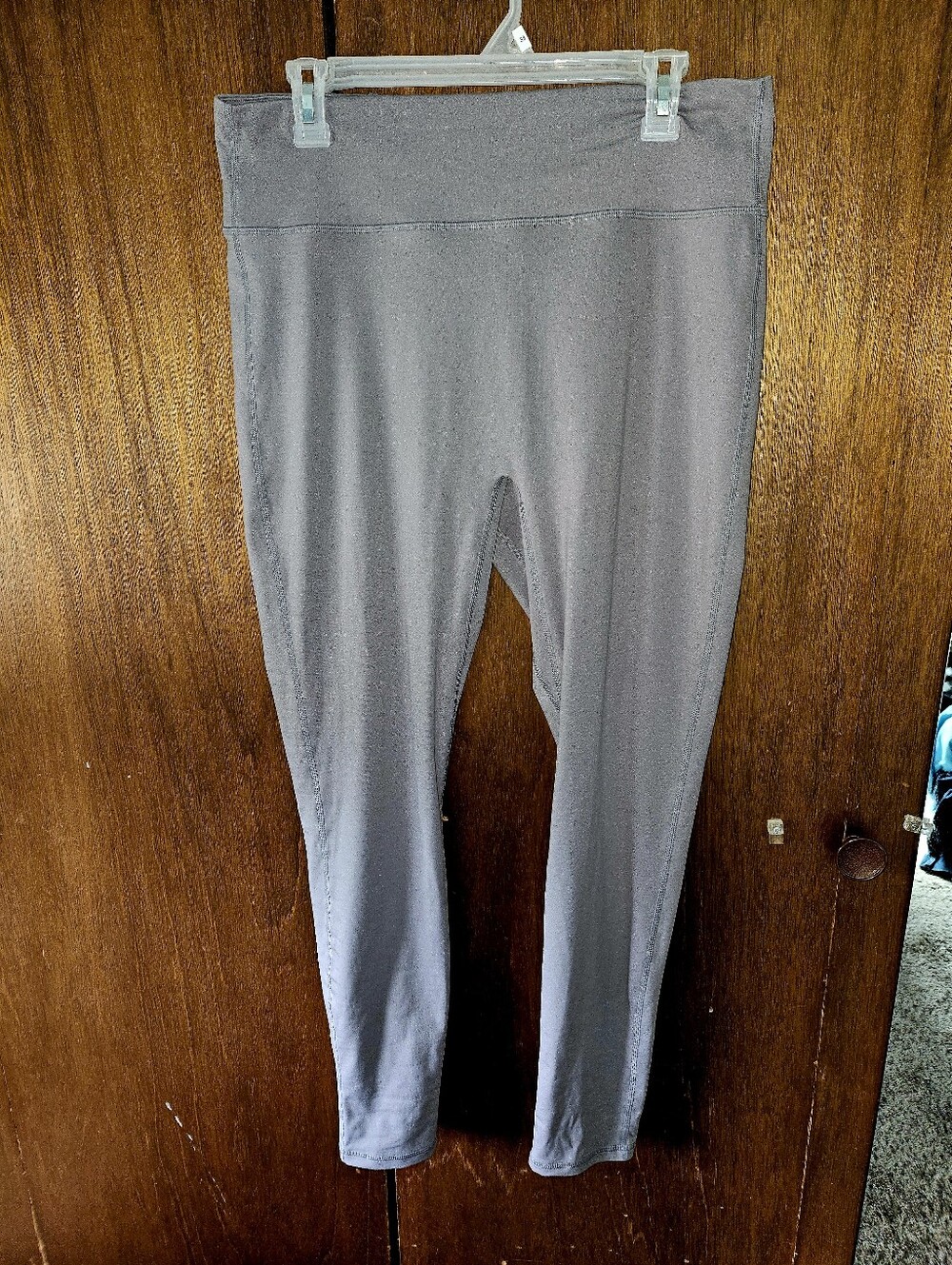 Fabletics Trinity Motion365 Gray High-Waist Leggings - XXL